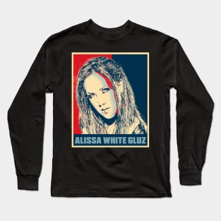 Alissa White-Gluz Hope Poster Art Long Sleeve T-Shirt